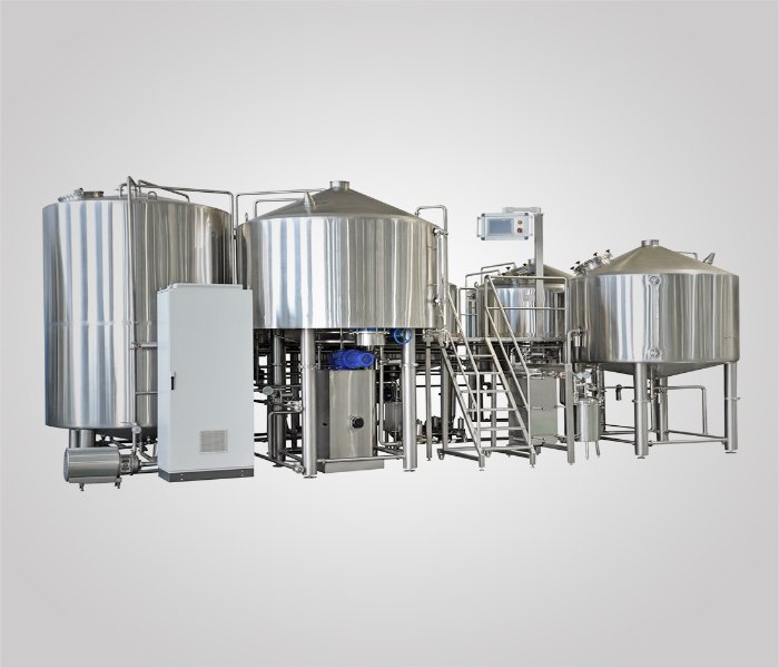 <strong>Équipement de brasserie chauffé à la vapeur à quatre navires 30BBL</strong>